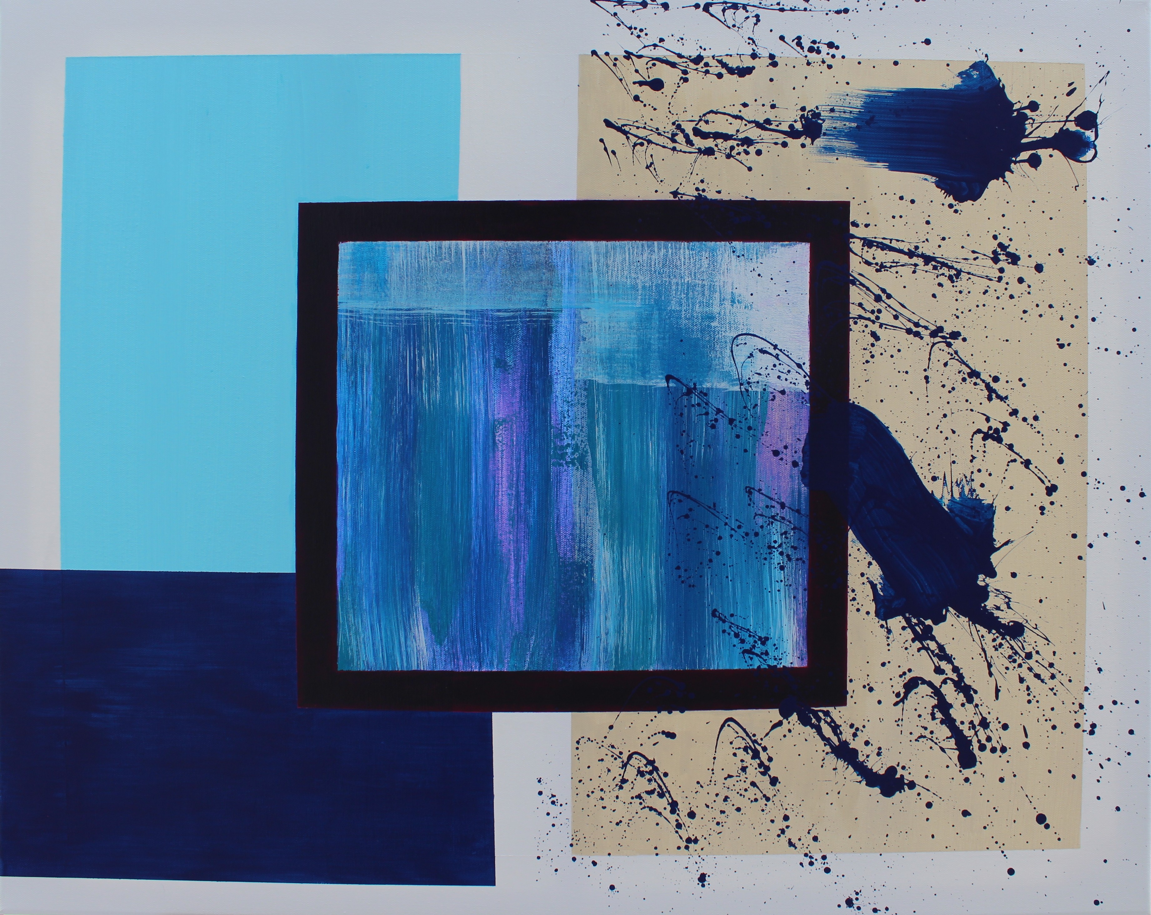 Abstract painting Chaos Within Order