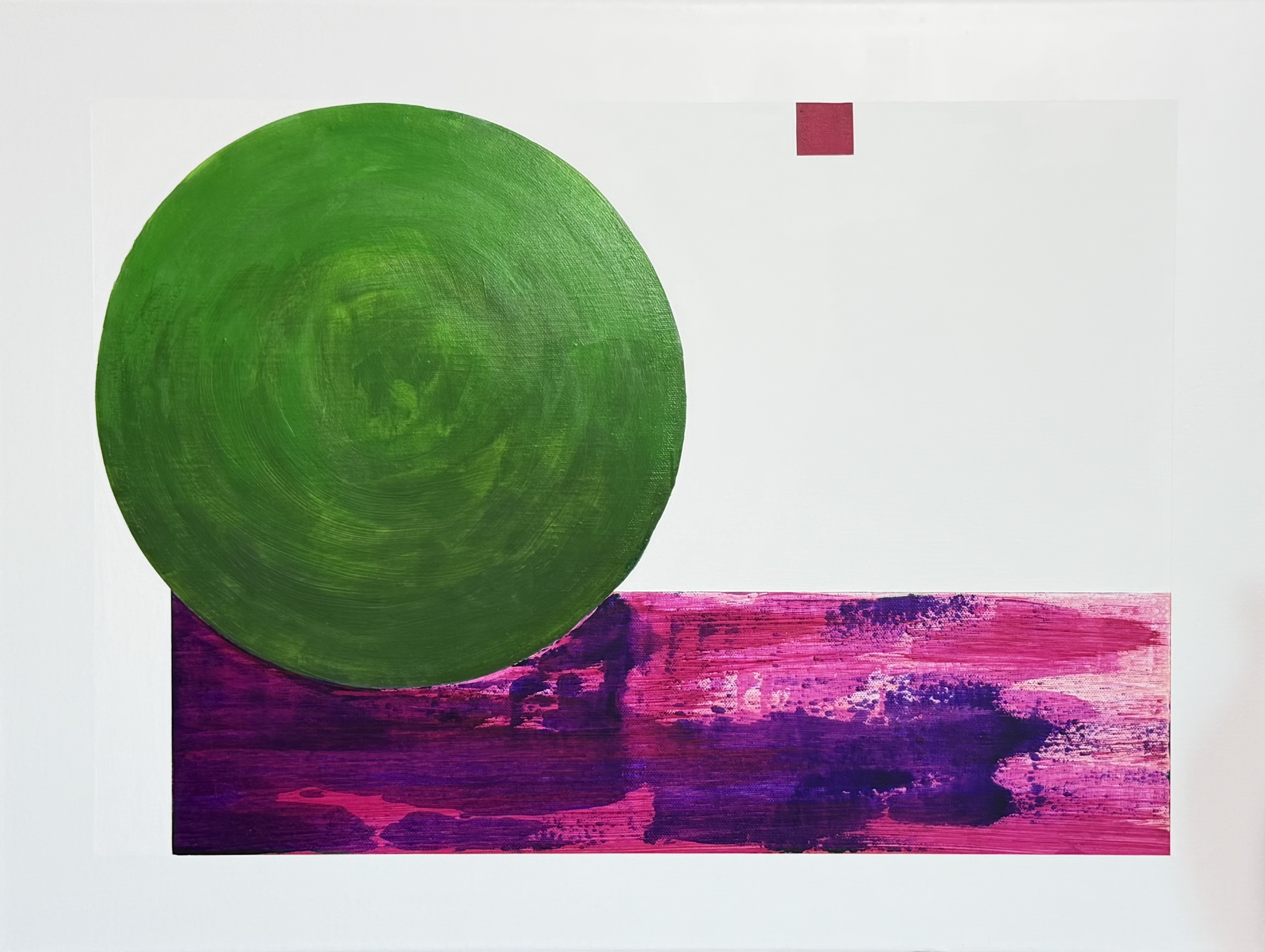 Abstract painting Controlled Chaos
