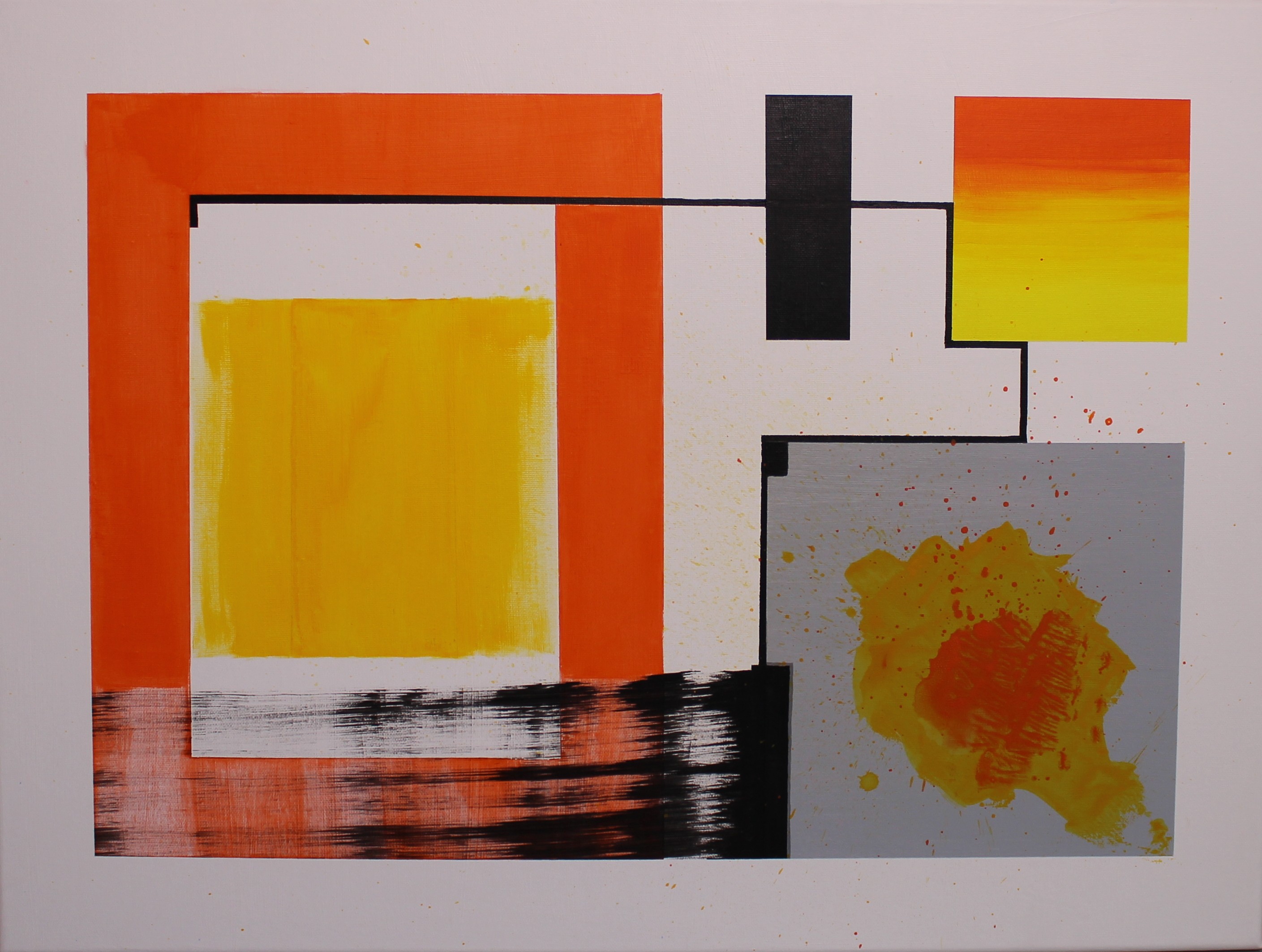 Abstract painting Order & Disorder
