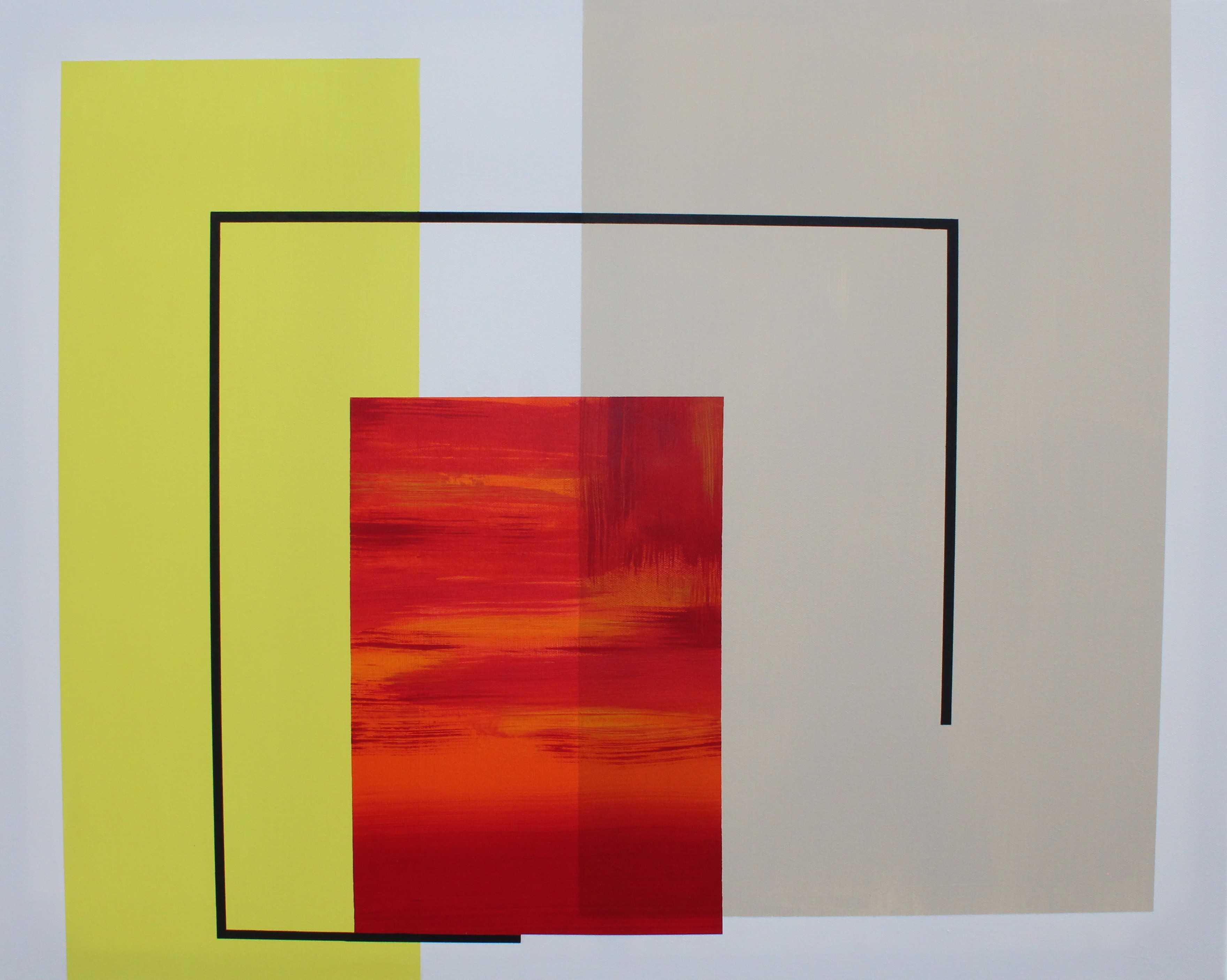 Abstract painting Order in Chaos