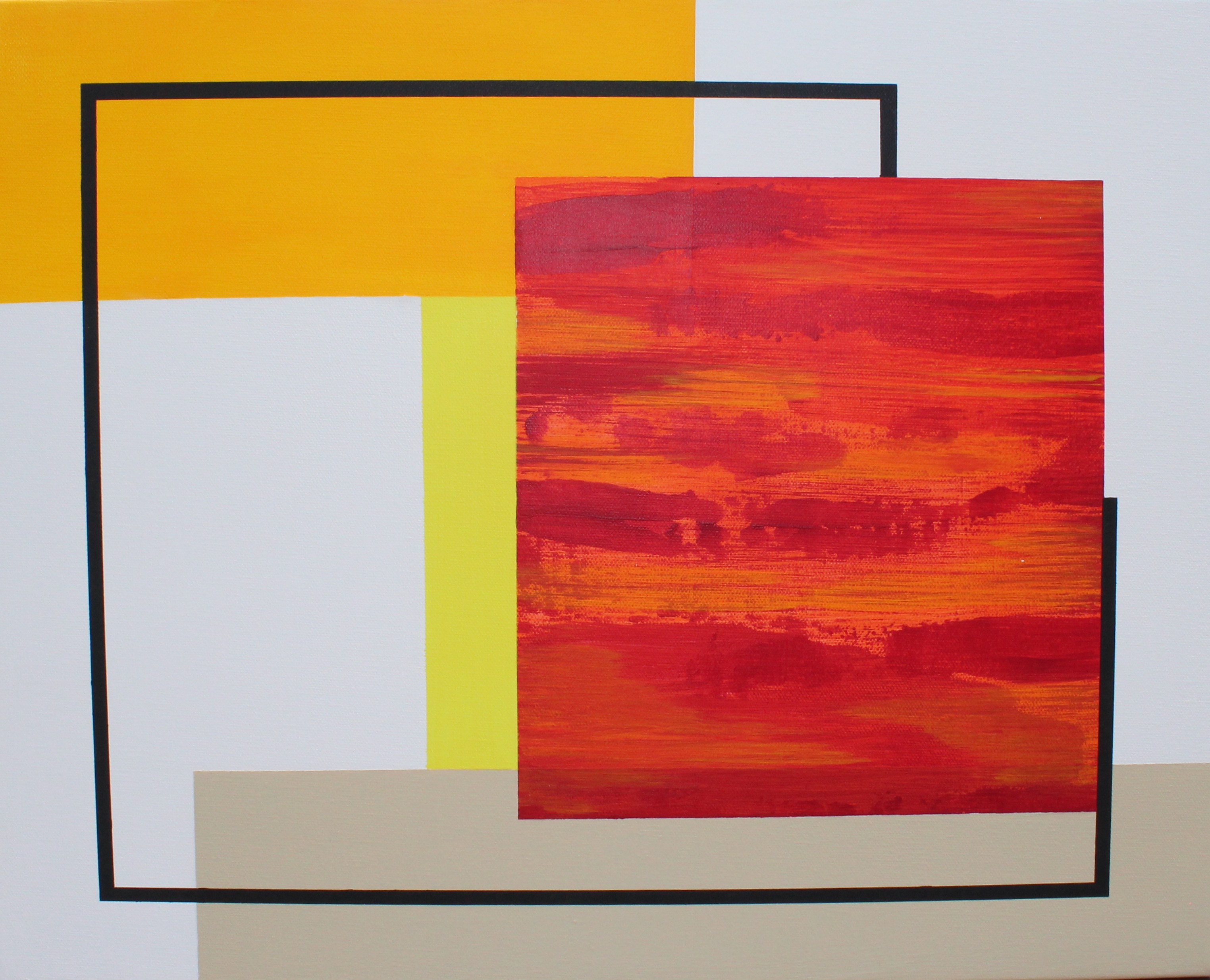 Abstract painting Order in Motion