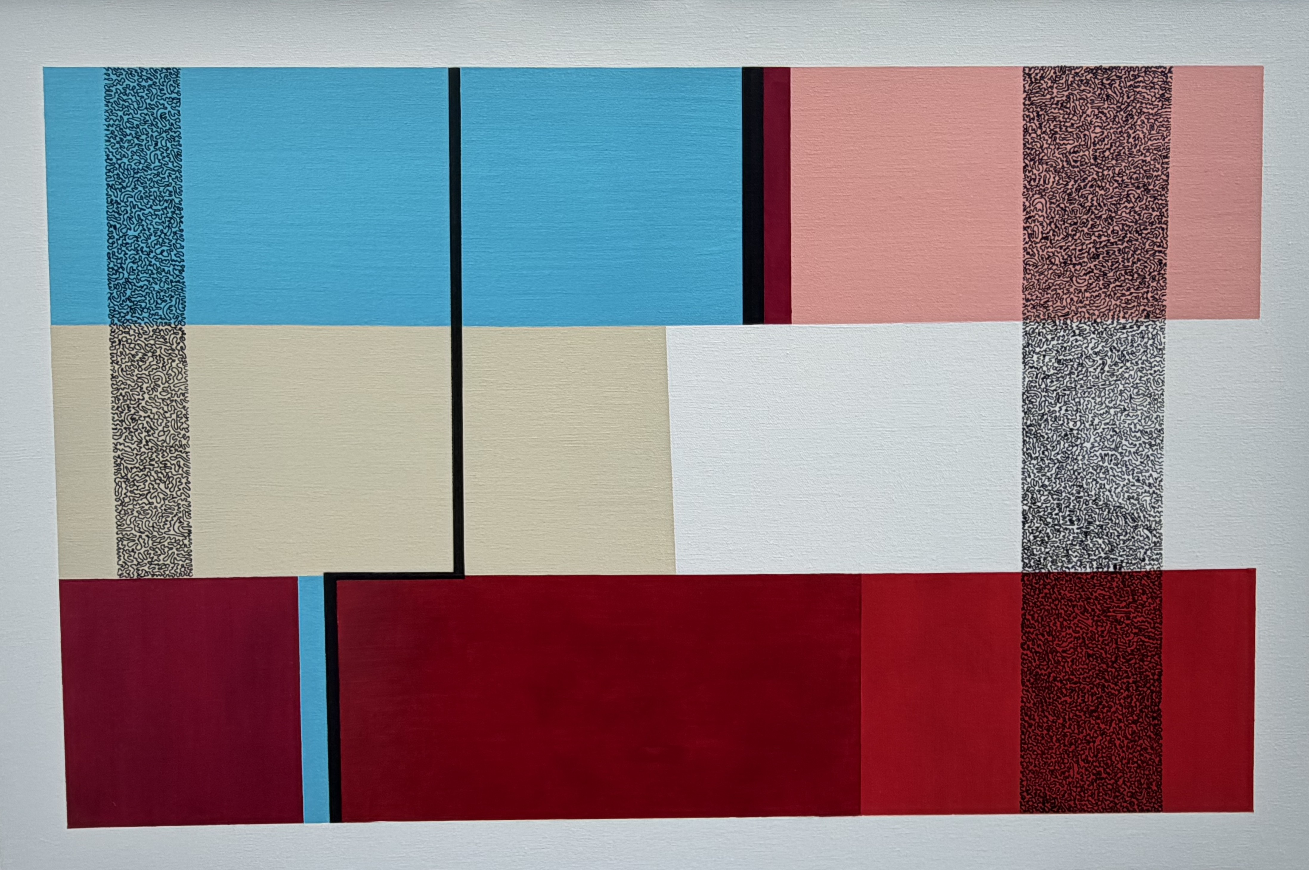 Abstract painting The balance of Opposites